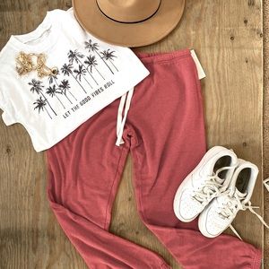 Target brand red sweatpants